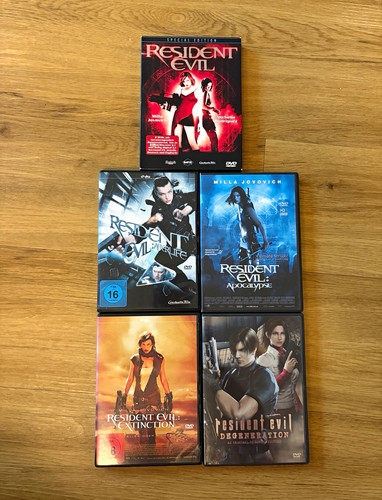 Resident evil dvd box - resident, 5